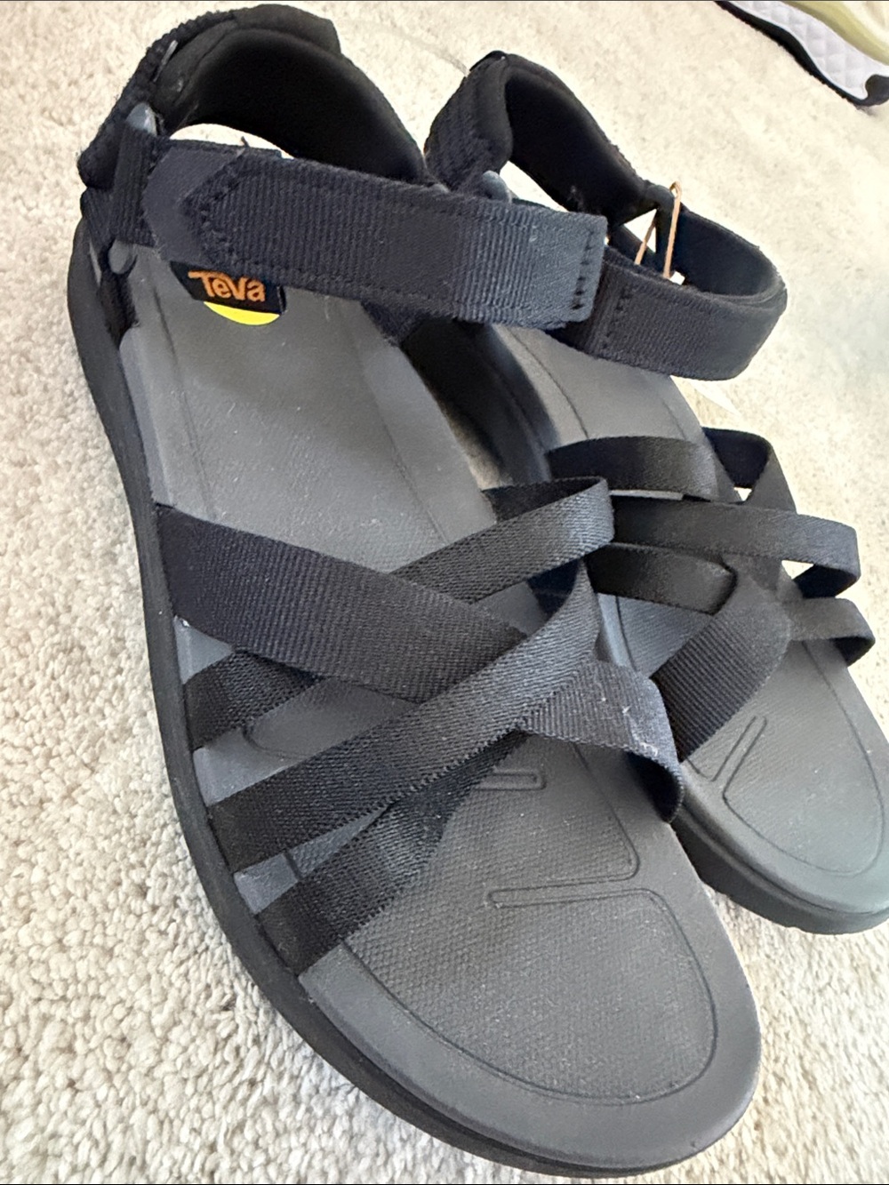 Teva Women's Black Strappy Outdoor Sandals